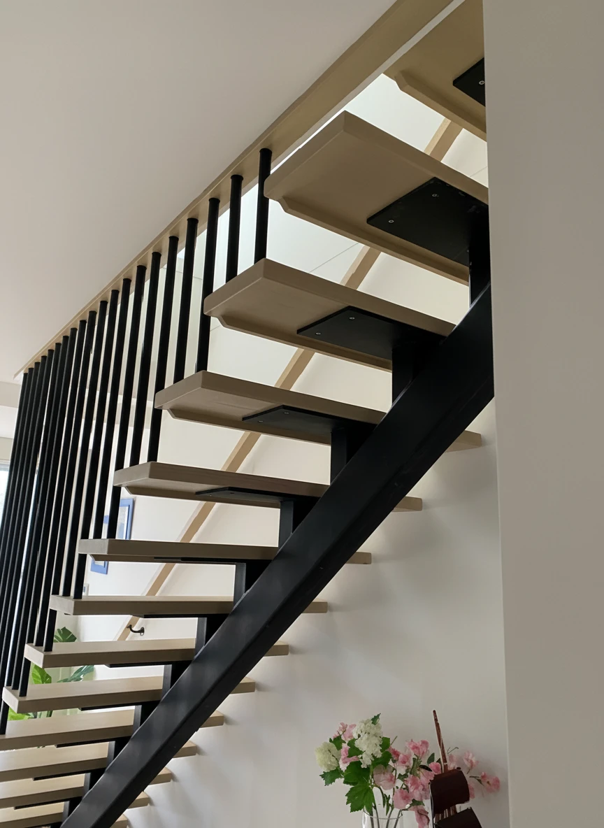 stringers with balustrades